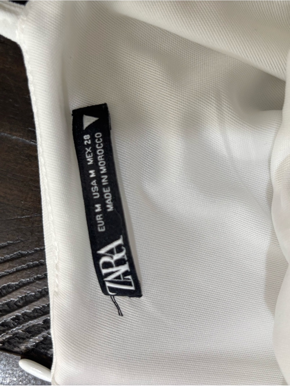 Zara White Cowl Neck Ruched Maxi Dress - Picture 4 of 4